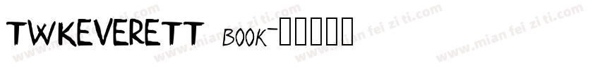 TWKEVERETT book字体转换